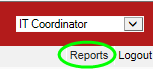 Pinnacle reports tab