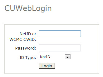CWID login
