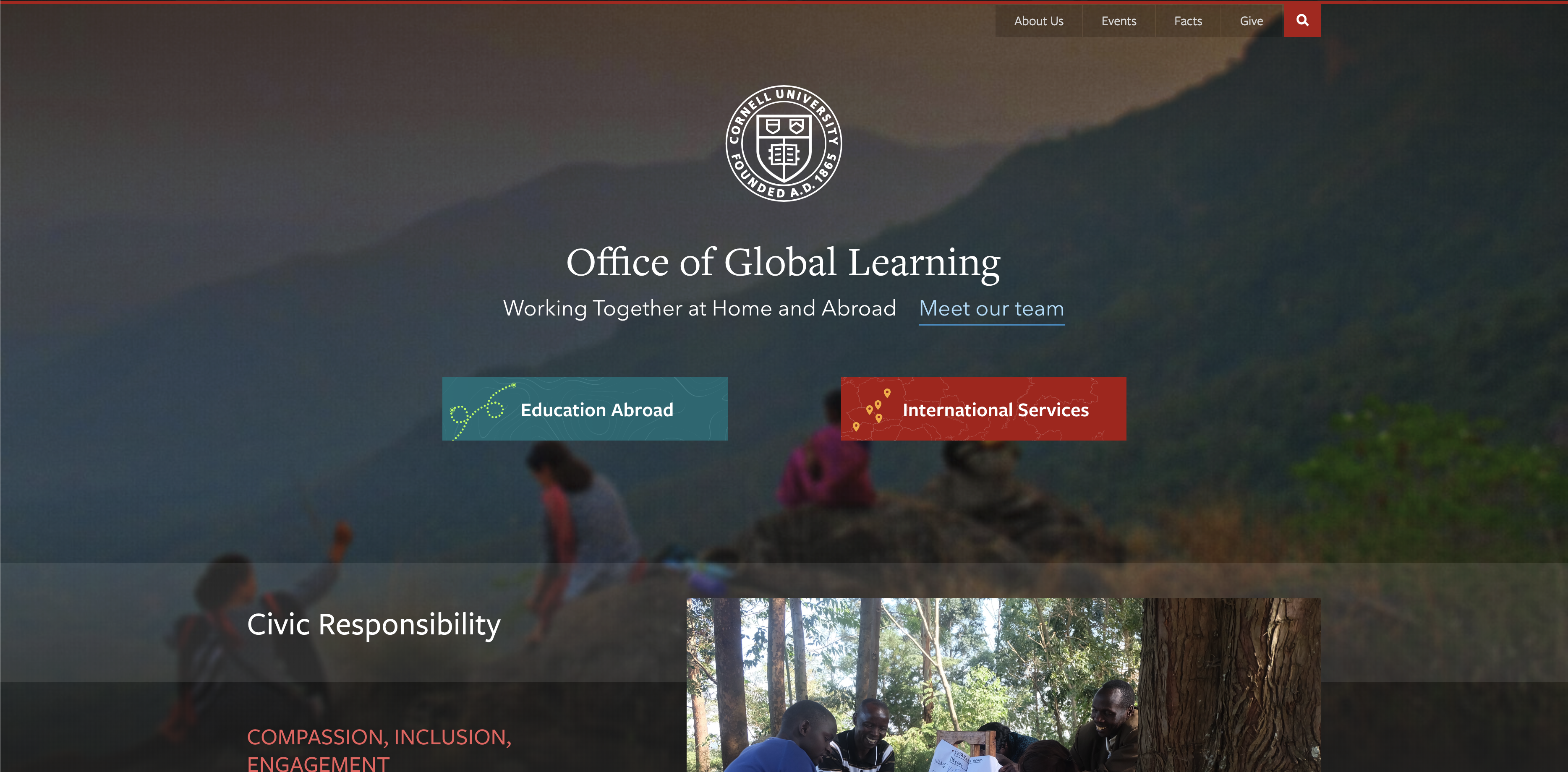 Office of Global Learning website