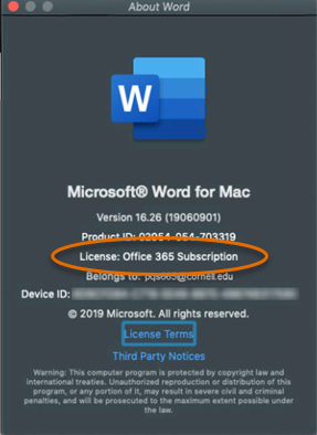 Upgrading Office 2016 To Office 365 Mac It Cornell