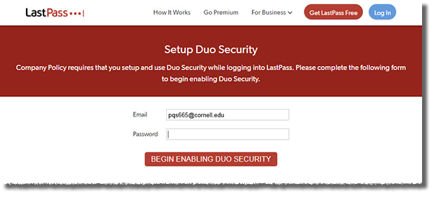 lastpass sign in