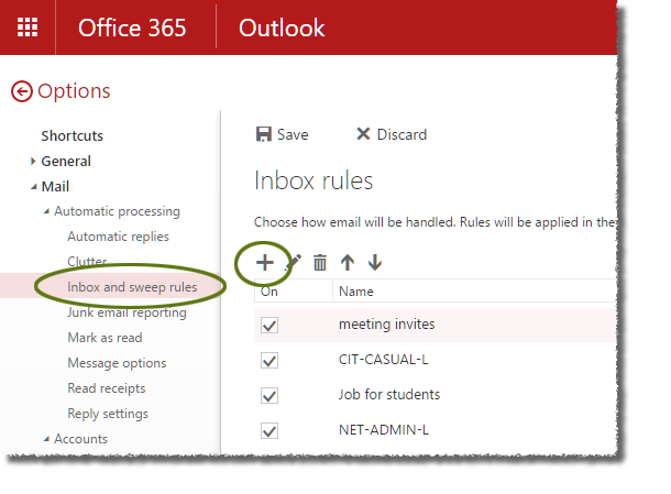 Rules Filters In Outlook On The Web IT Cornell