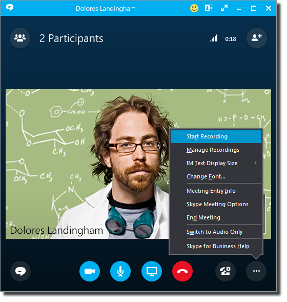 can you record a skype meeting
