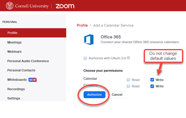Zoom Issue: Restore Zoom Integration with Office 365 Calendar | IT@Cornell