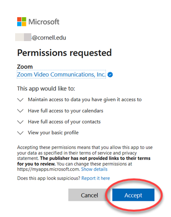 Zoom Issue: Restore Zoom Integration with Office 365 Calendar | IT@Cornell