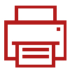 Printer depicted in line art.