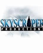 Logo with the words Skyscraper Productions where the "a" in Skyscraper appears as a the top of a building.