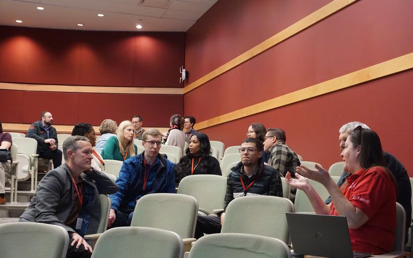 a Breakout session with Ben Maddox at an Emerging Tech Dialogues event