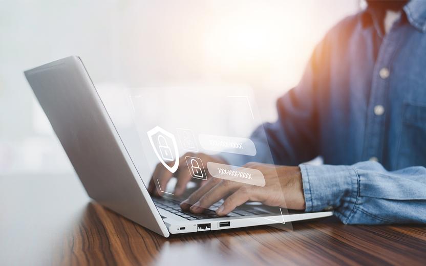 Person logging in Securely