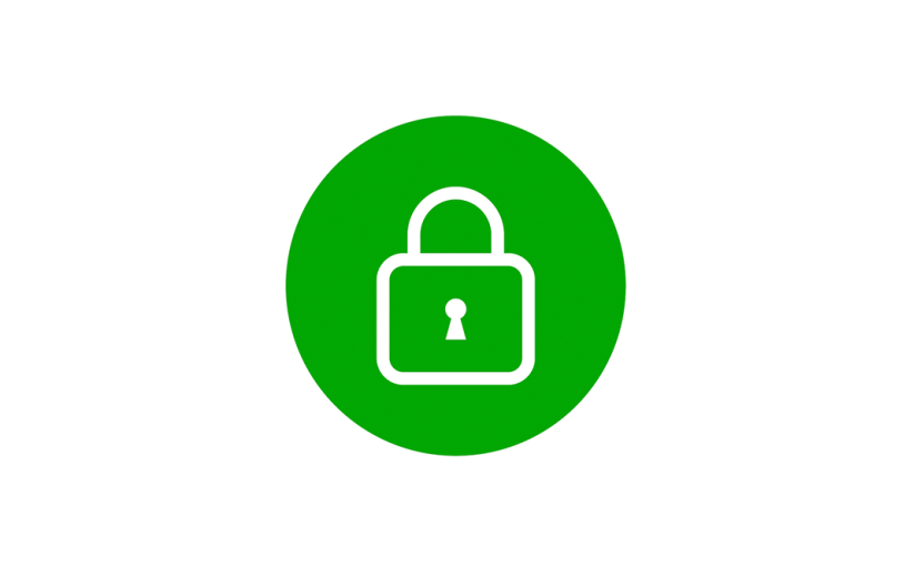 Green padlock icon