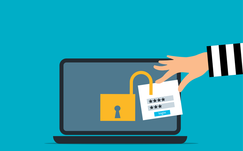 A criminal uses a stolen password.