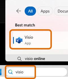 Use the search feature in a Windows toolbar to locate newly installed applications.