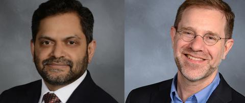 Weill Cornell Medicine CIO Vipin Kamath and Cornell Chief Global Information Officer Curt Cole