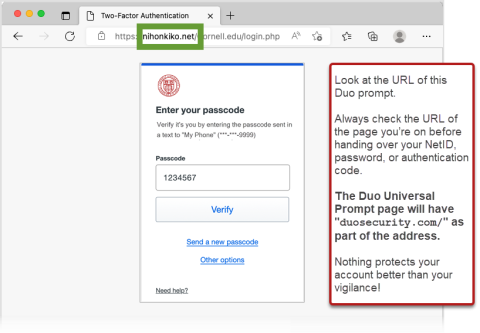 The URL on this example starts with nihonkiko.net, not cornell.edu.