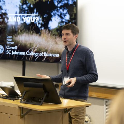 Aaron Fowler presenting.
