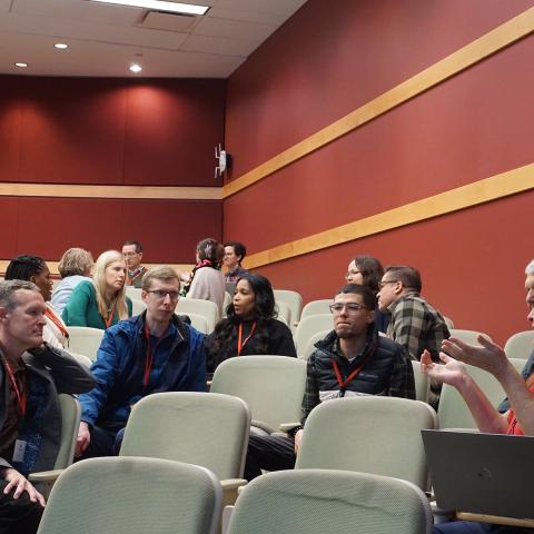 a Breakout session with Ben Maddox at an Emerging Tech Dialogues event
