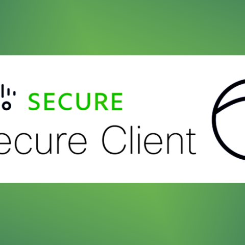 A banner reading "Cisco secure client" and showing the new cisco logo.