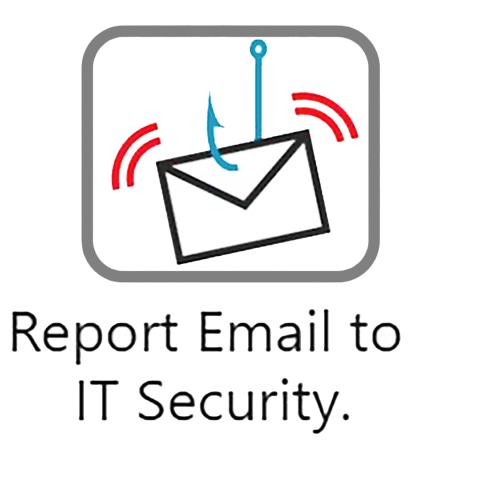 The icon for PhishAlarm is a white envelope stuck on a blue fish hook